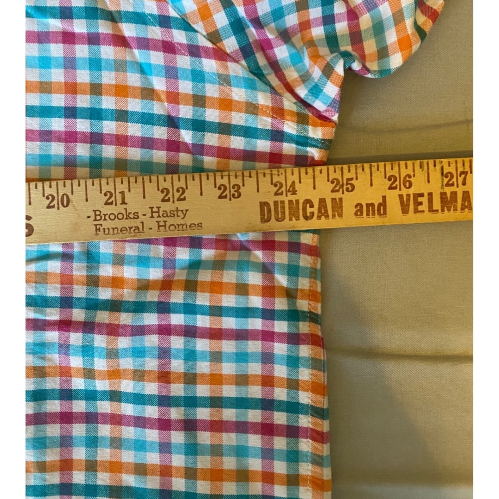 Cremieux Classics Shirt Mens XL Multi Color Plaid Cotton Button Down - Picture 6 of 10